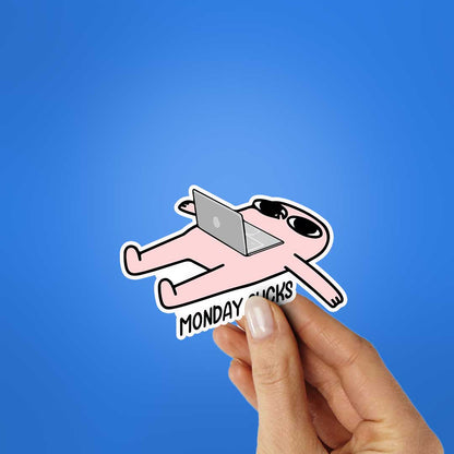 Monday Sucks Sticker