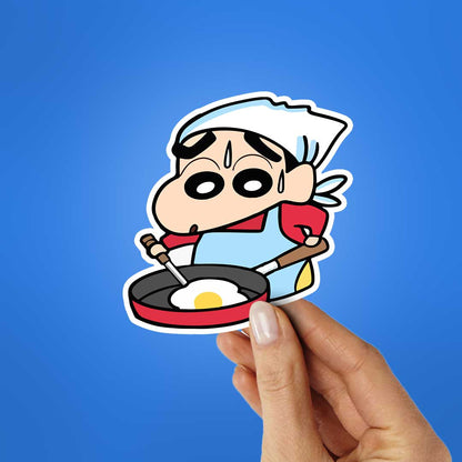 Chef Shinchan Sticker