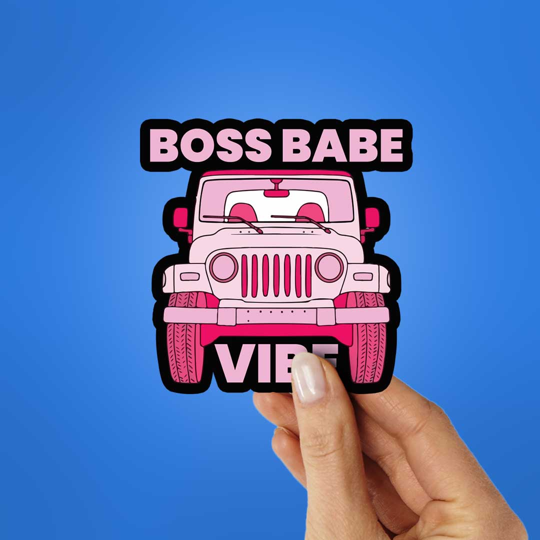 Boss Babe Vibe Sticker