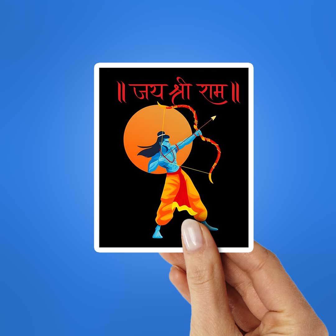 Jay Shree Ram 0.3 Sticker