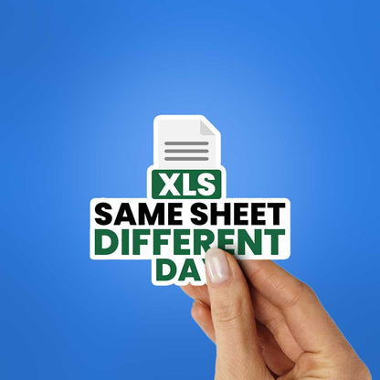 Xls Same Sheet Different Day Sticker