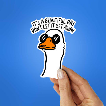 It's Beautiful Day Sticker