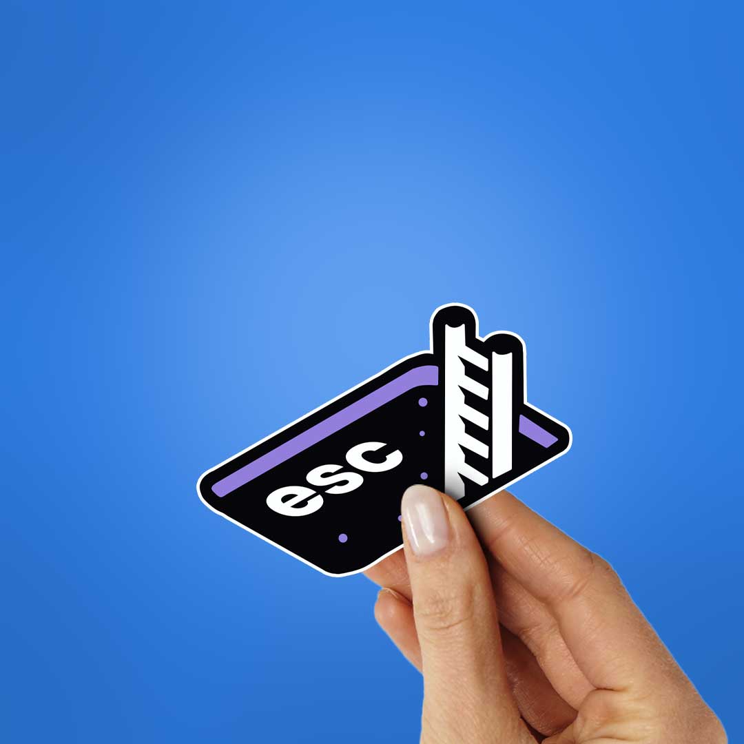 Esc Sticker