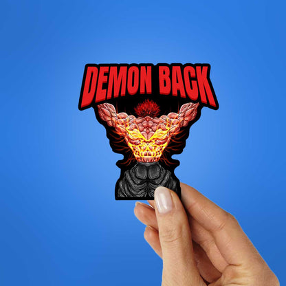 Demons Back Sticker