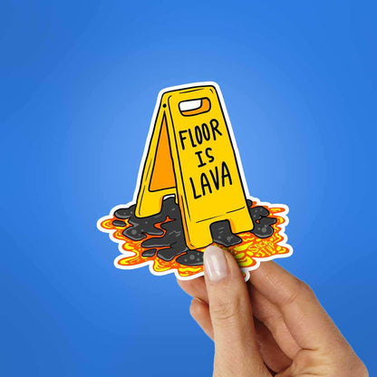 Floor Is Lava Sticker