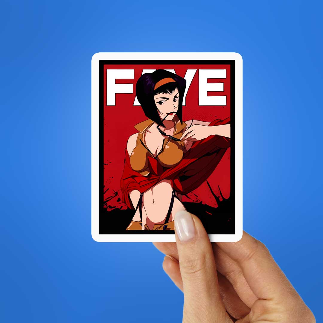 Faye Valentine Sticker