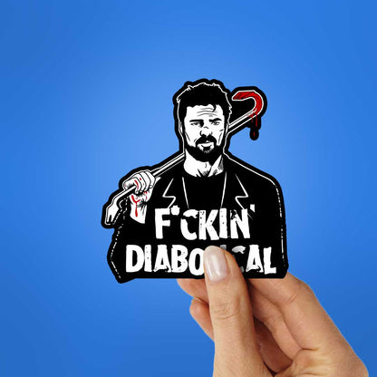 Fckin Diabolical Sticker