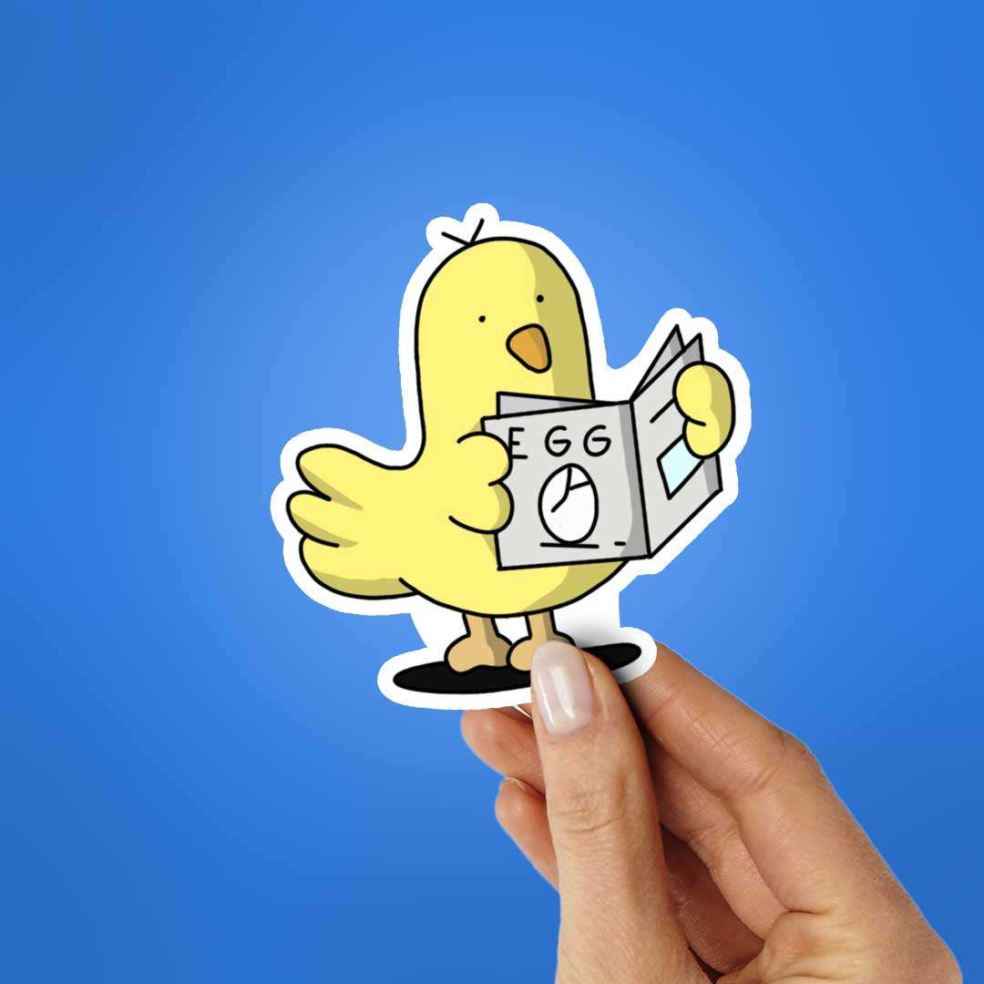 Egg News Sticker