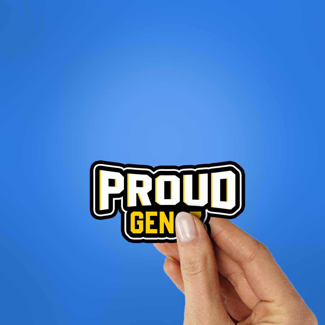 Proud GenZ Sticker