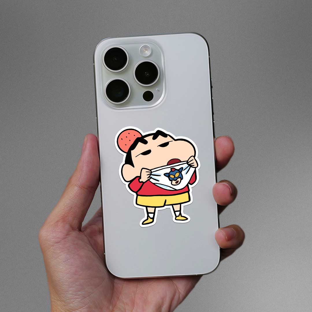 Actionkamen Shinchan Sticker