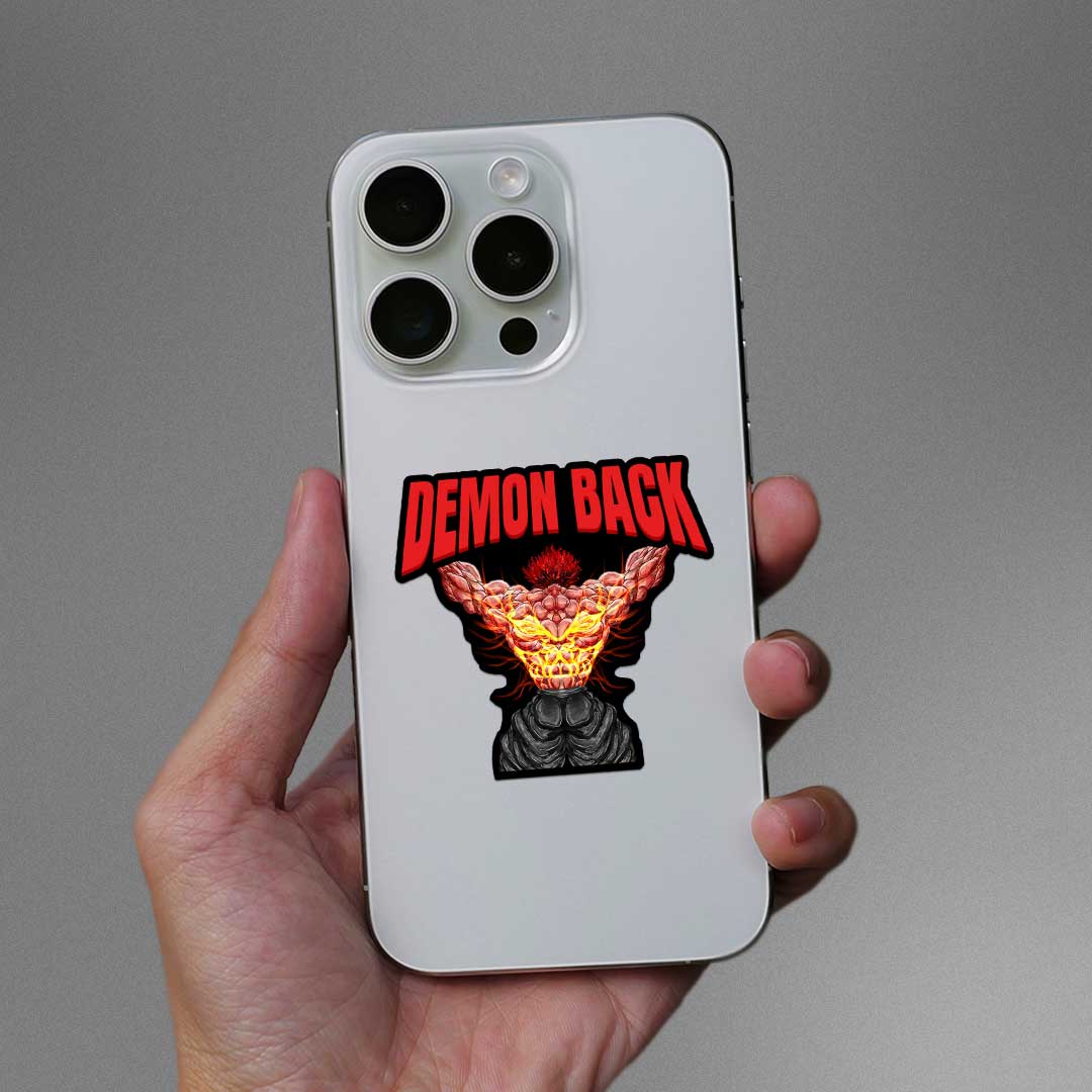 Demons Back Sticker