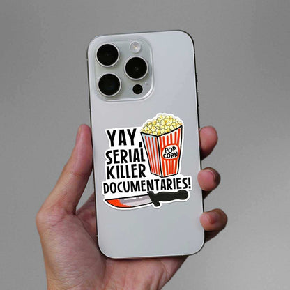 Serial Killer Documentaries Sticker