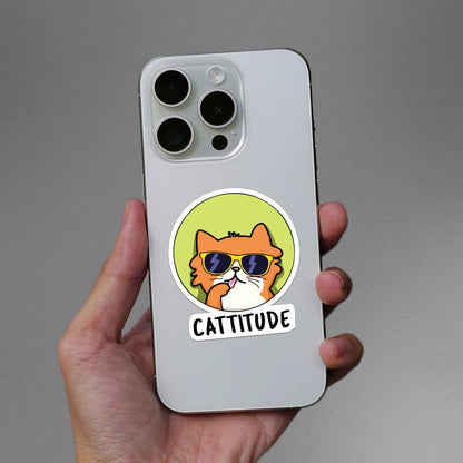 Cattitude 0.1 Sticker