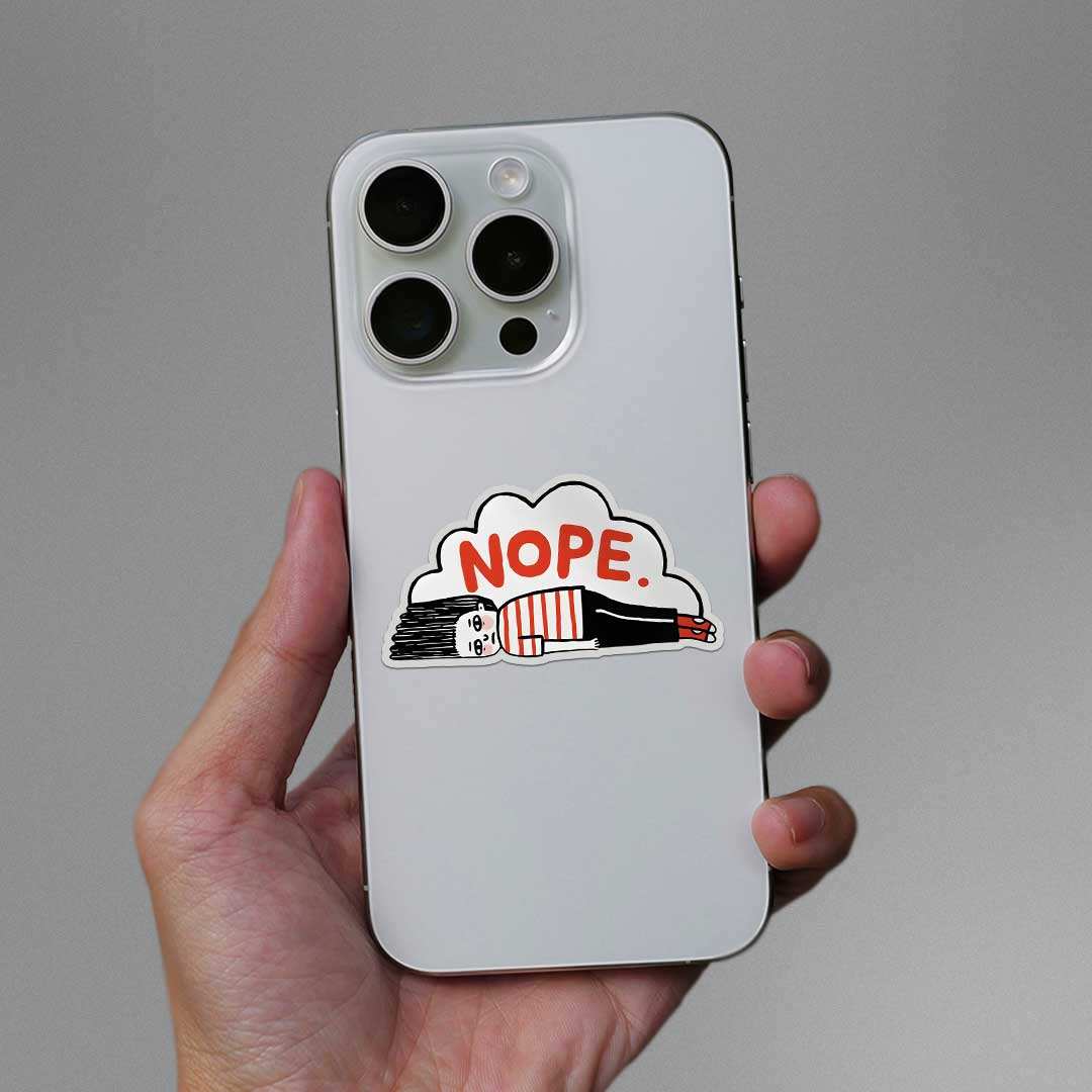 Nope Sticker