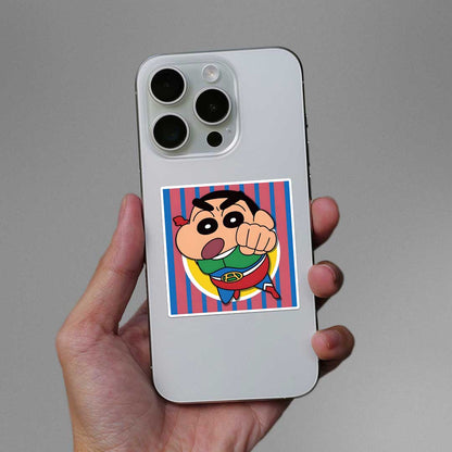 Shinchan Action Kamen Sticker