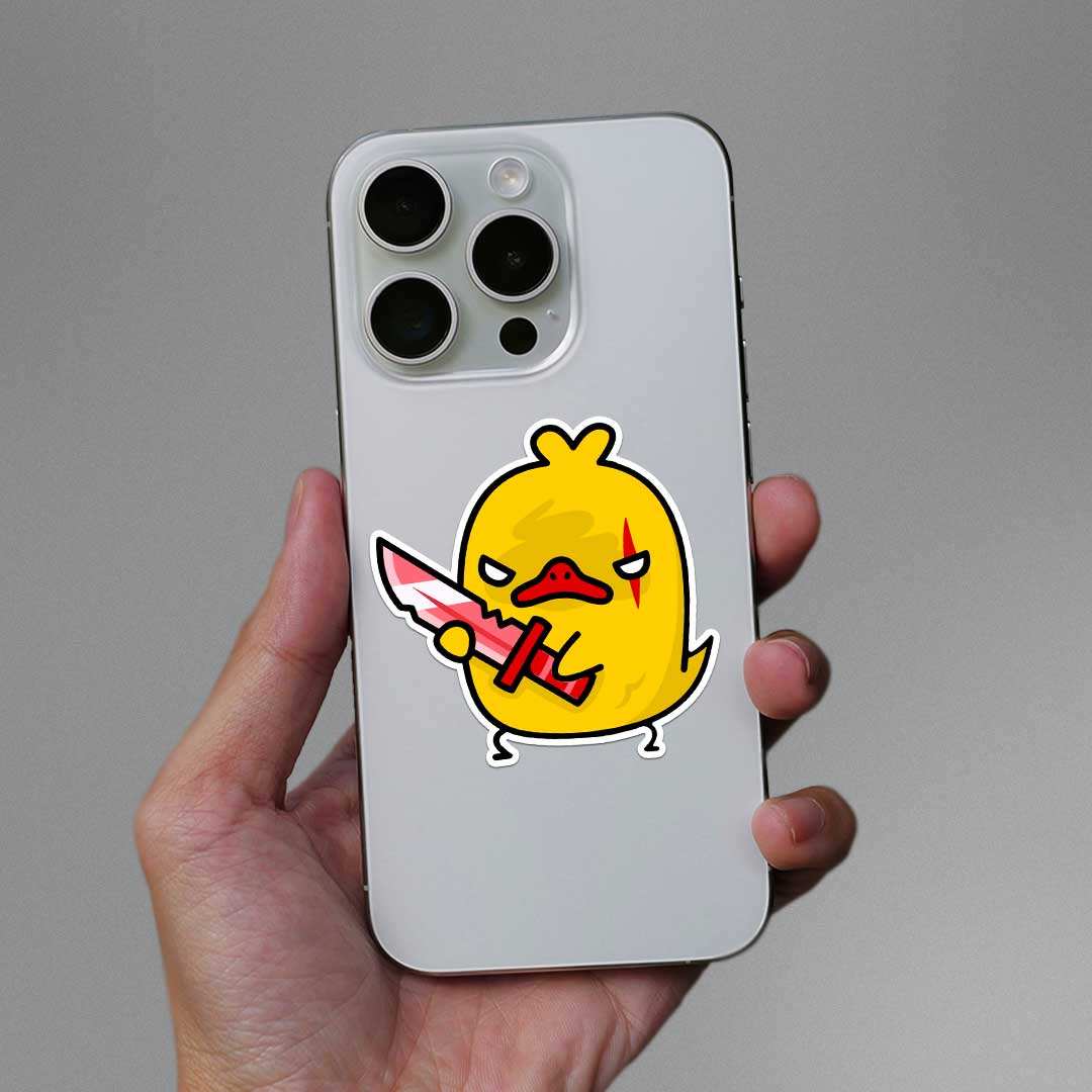 Angry Chicken Sticker