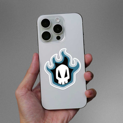 Bleach Skull Sticker