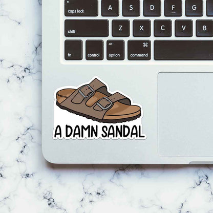 A Damn Sandal Sticker