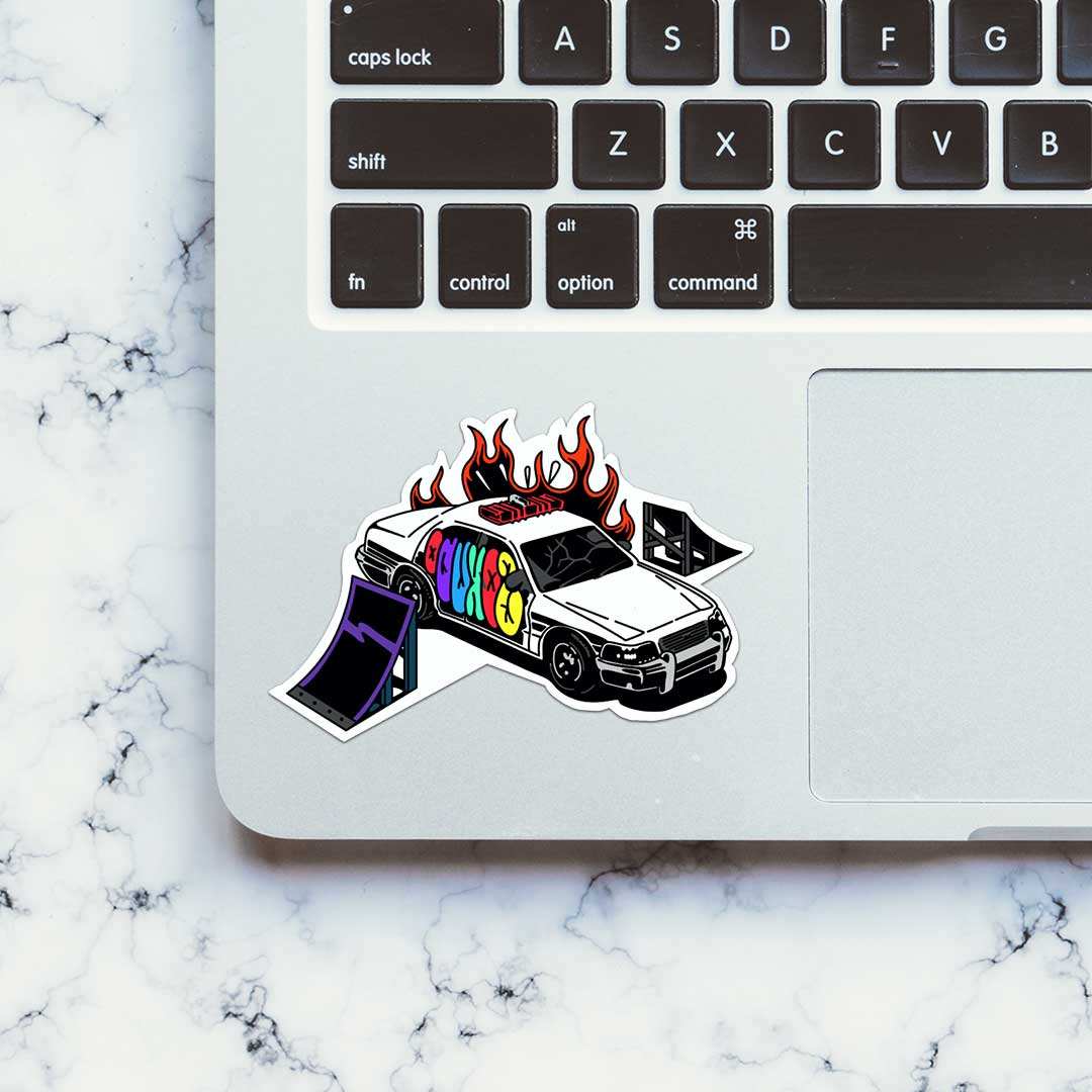 Rebel Burnout Sticker