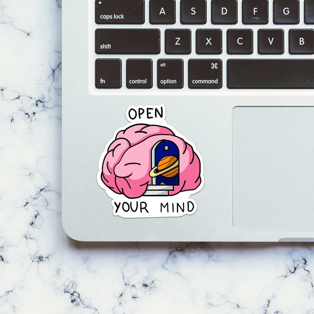 Open your mind Sticker