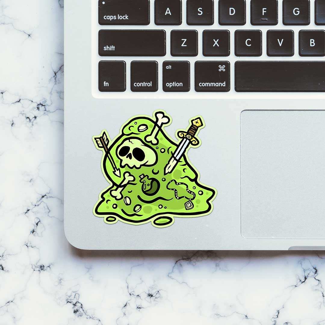 Slime Monster Sticker