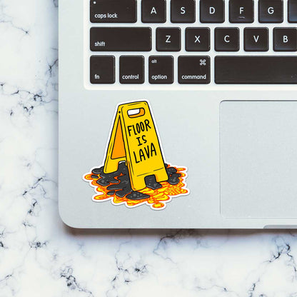 Floor Is Lava Sticker