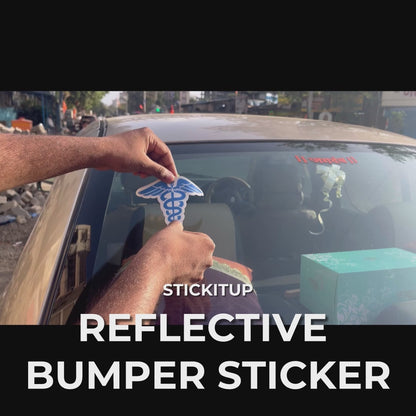 Stay focused Reflective Sticker