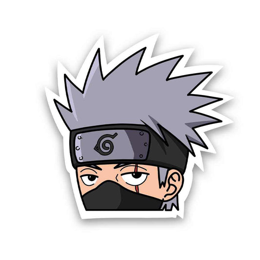 Flat Face Naruto Reflective Sticker
