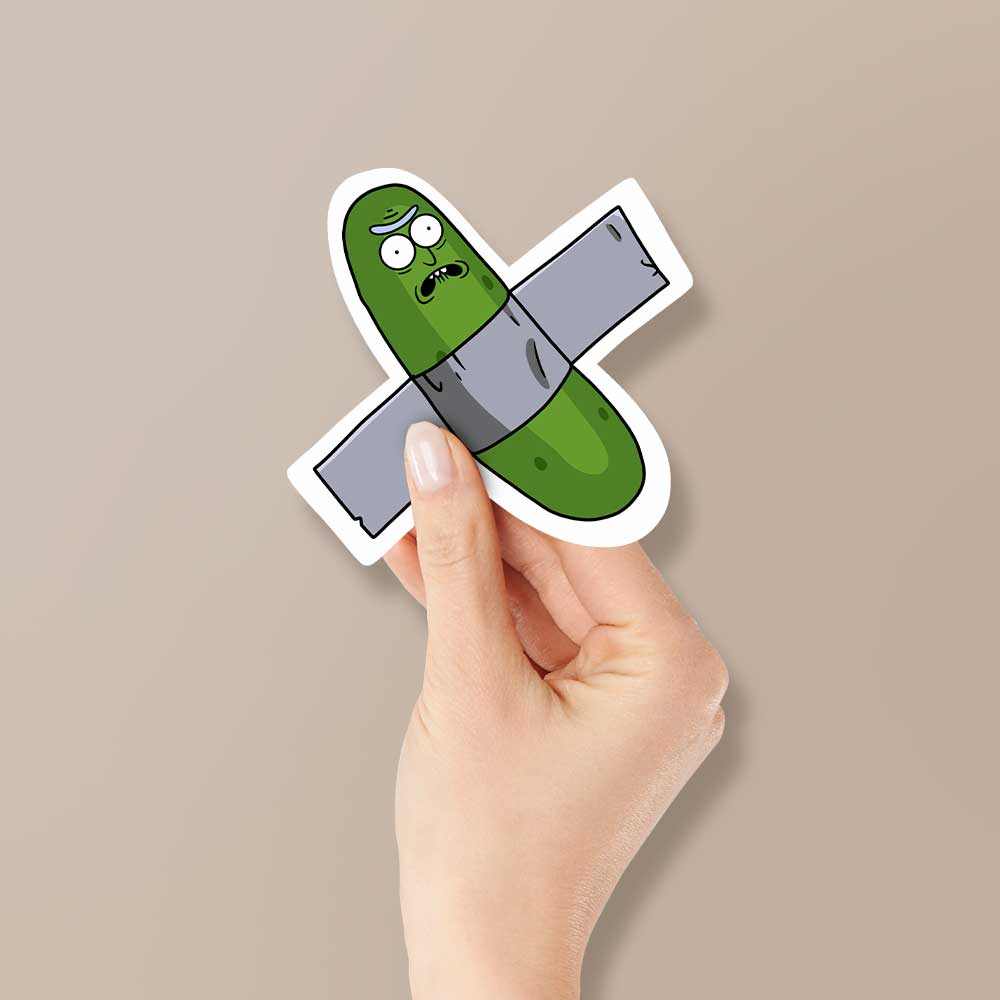 Pickle rick Reflective Sticker | STICK IT UP