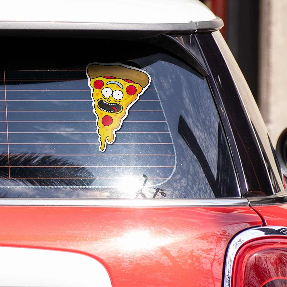 Pizza rick Reflective Sticker | STICK IT UP