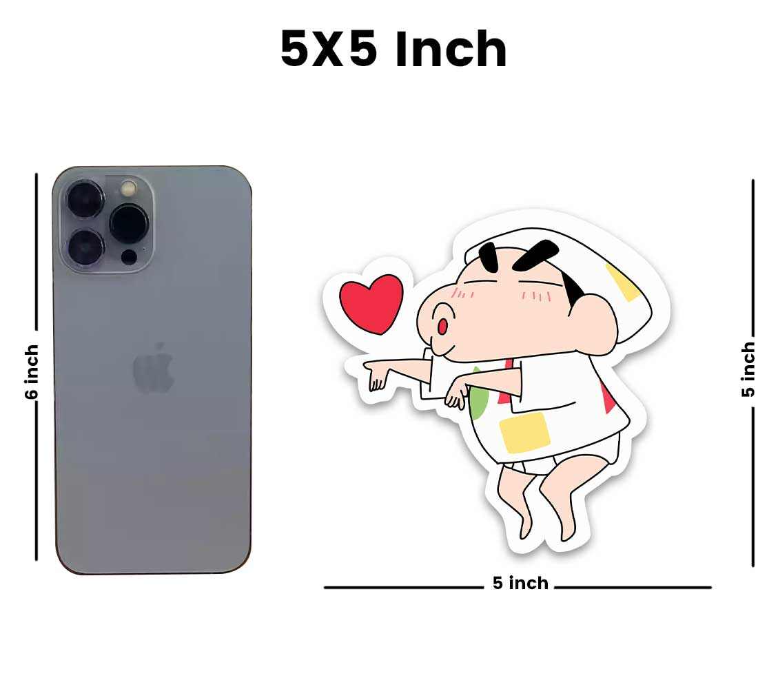 Shinchan Reflective Sticker | STICK IT UP