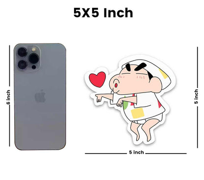 Shinchan Reflective Sticker | STICK IT UP