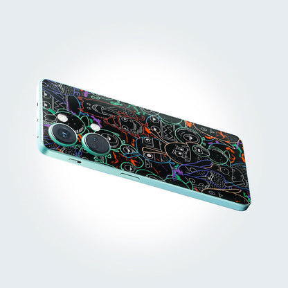 Neon Monster Pattern Phone Skins