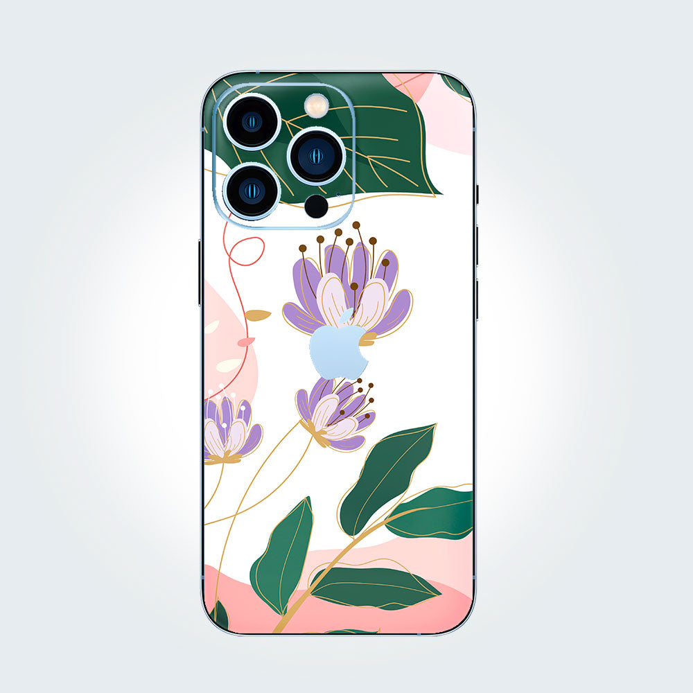 Leafs And Flowers Phone Skins