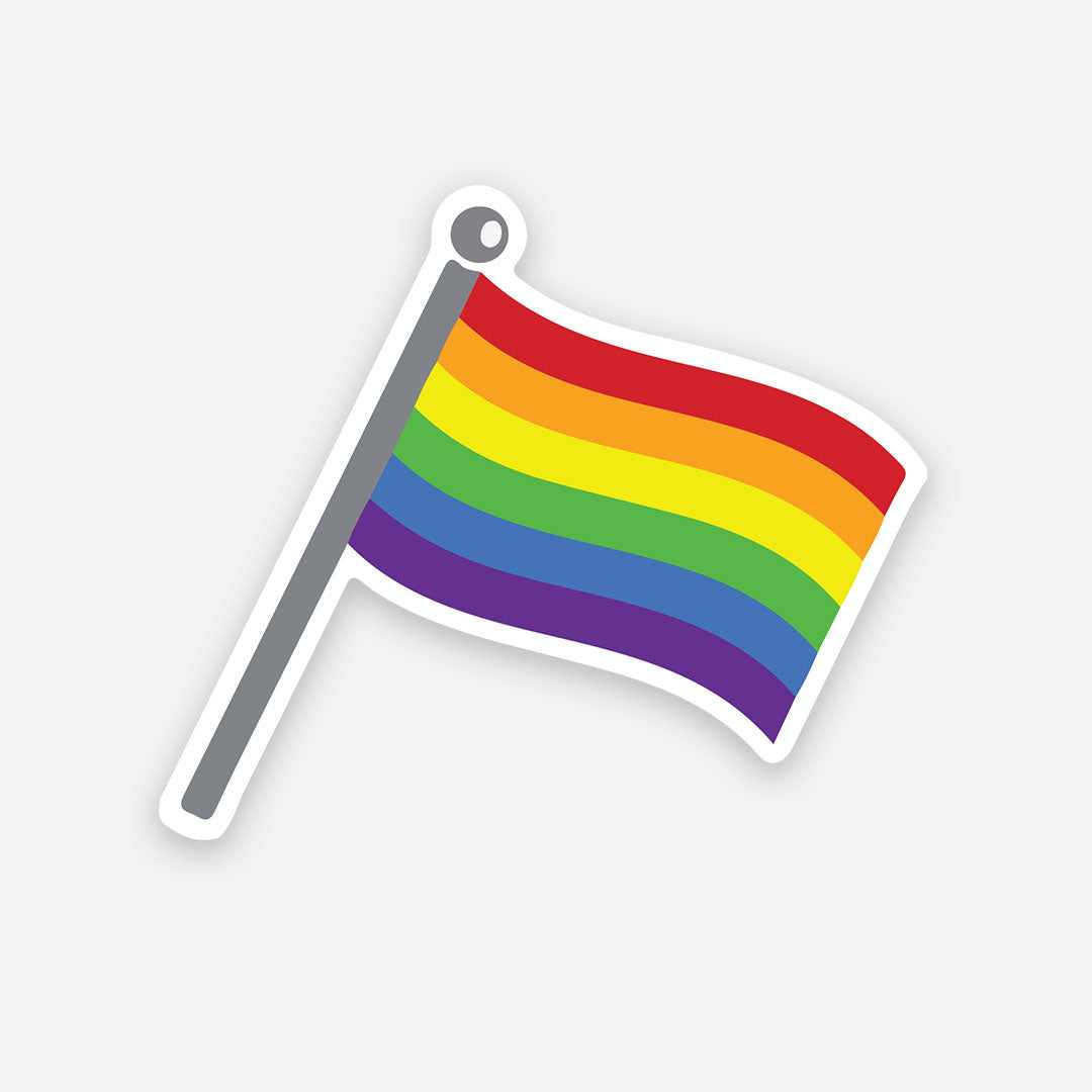 LGBTQ Flag sticker – STICK IT UP