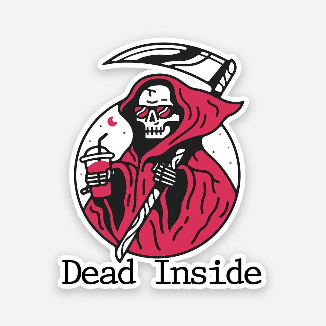 DEAD INSIDE sticker – STICK IT UP