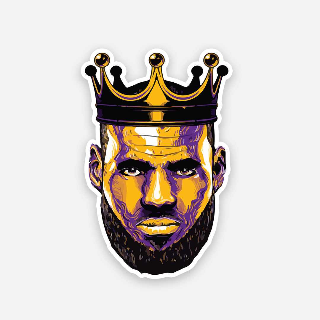 King LeBron sticker | STICK IT UP