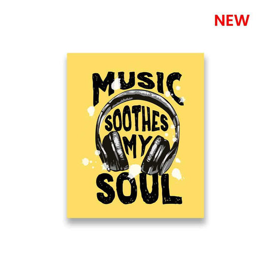 Music Soothes My Soul Sticker | STICK IT UP