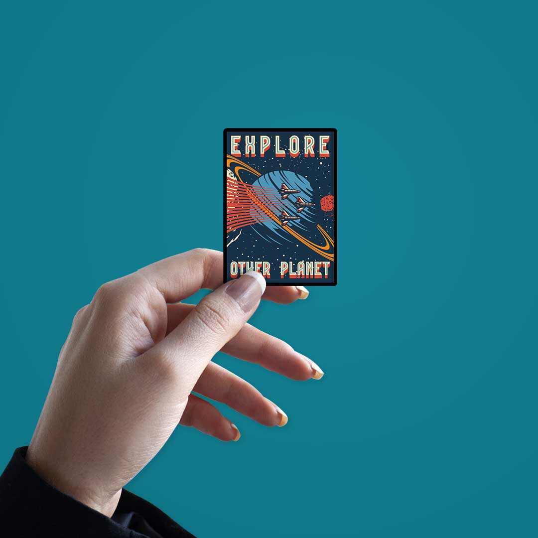 Explore Other Planet Sticker | STICK IT UP