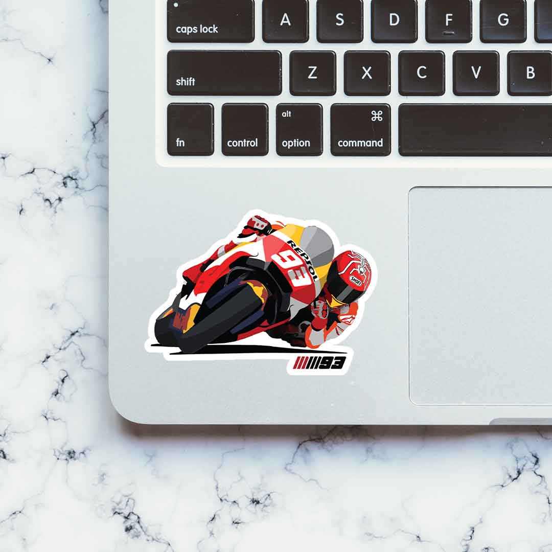 Motogp 93 Sticker | STICK IT UP