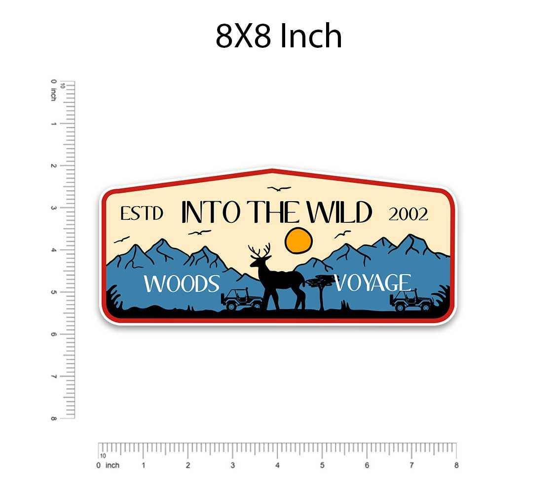 Into the Wild Bumper Sticker | STICK IT UP