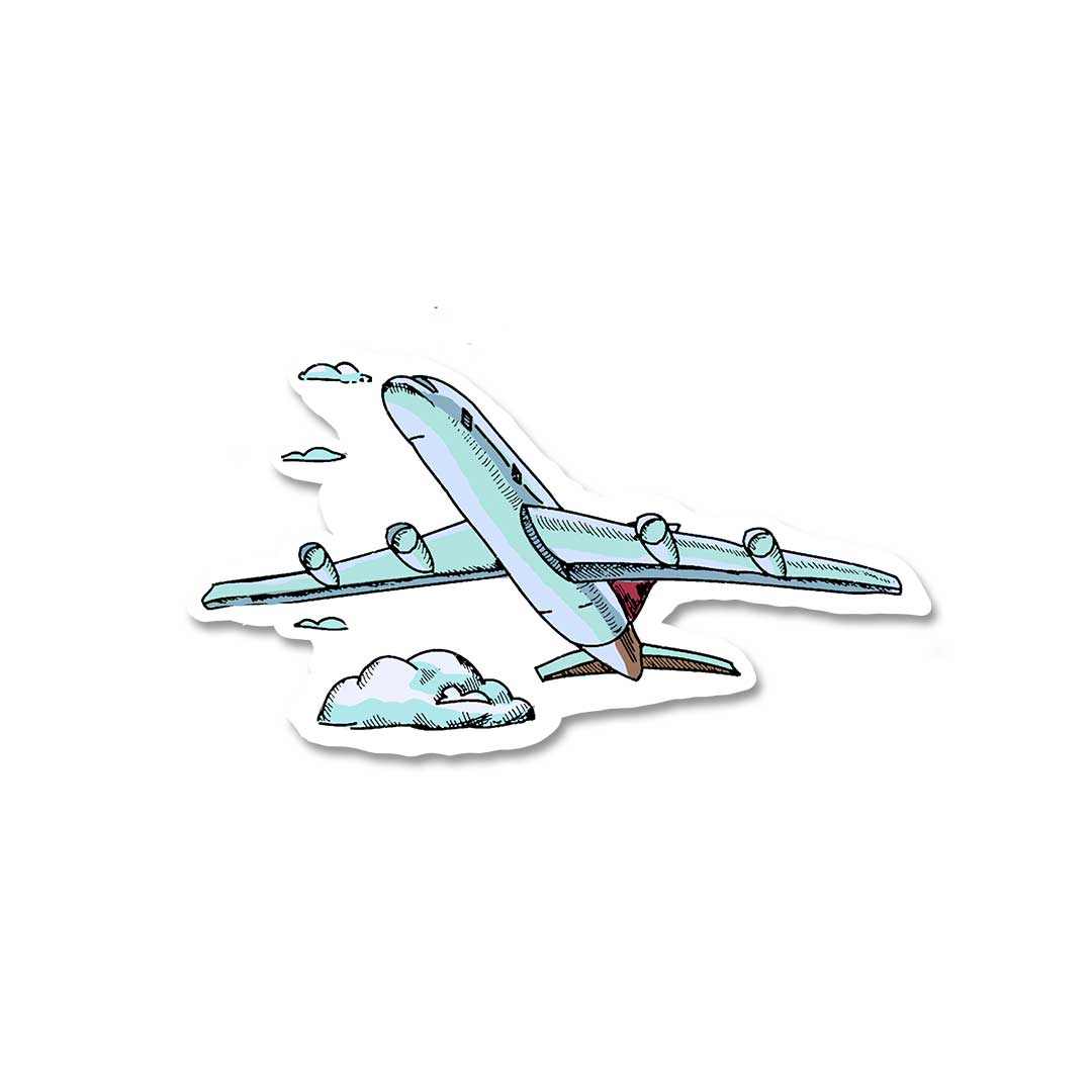 Airplane Flying over Sea Ice coloring page | Free Printable Coloring Pages