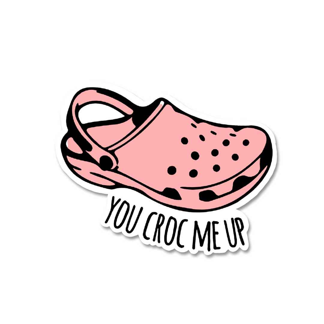 Croc Yellow Aesthetic Sticker – Big Moods