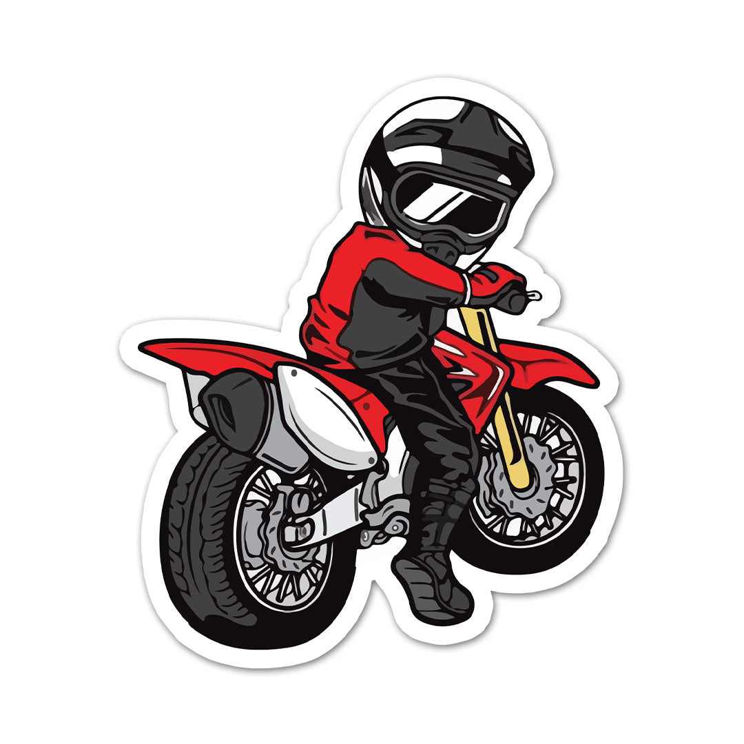 Red deals bike stickers