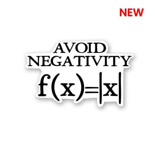 Avoid Negativity Sticker | STICK IT UP