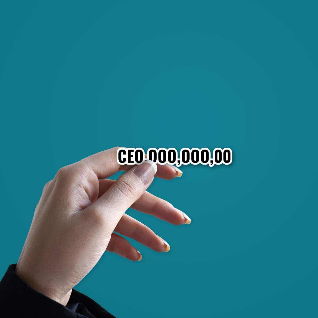 CEO,000,000,00 Sticker | STICK IT UP