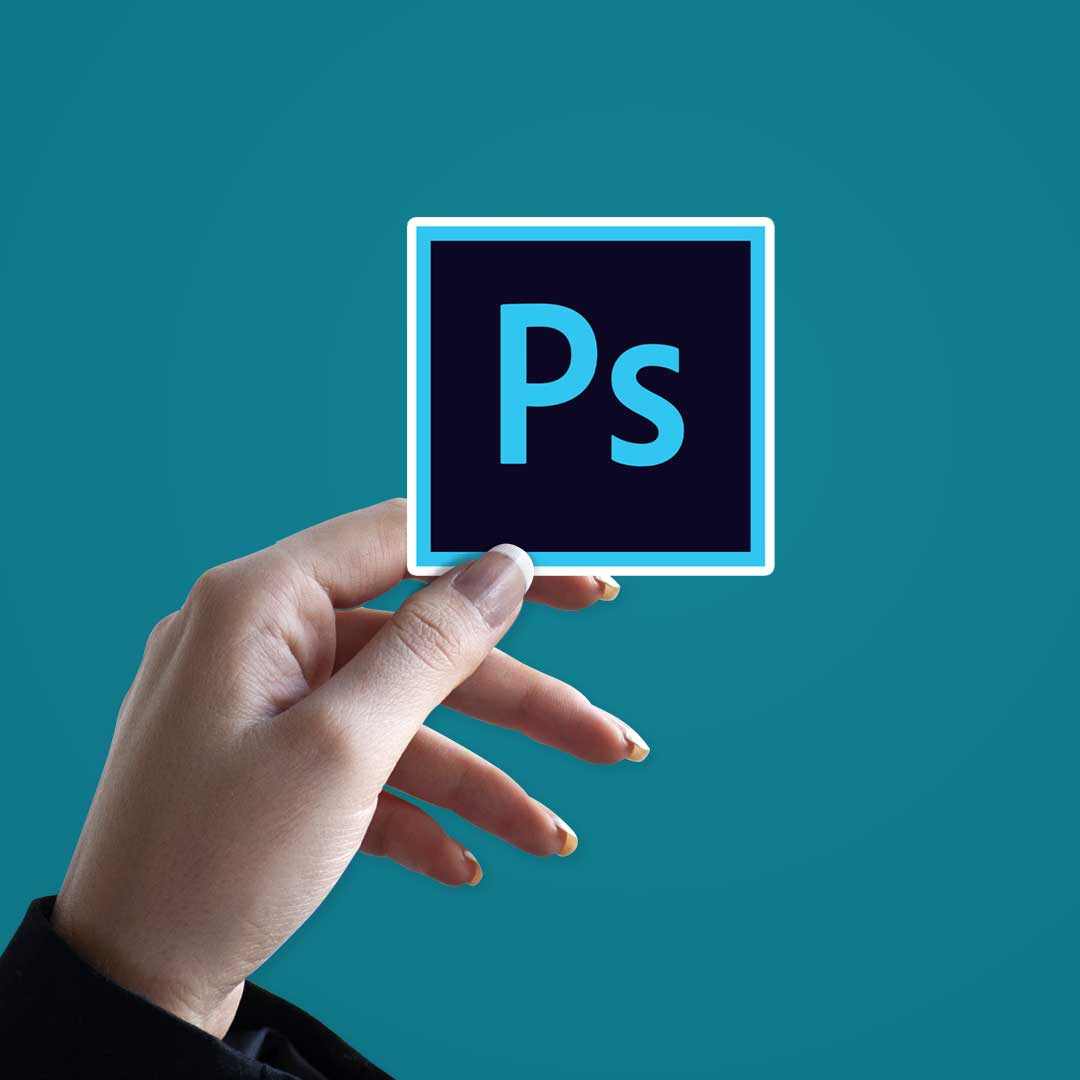 Photoshop Logo Sticker | STICK IT UP