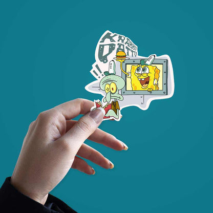 Krabby Patty Sticker | STICK IT UP