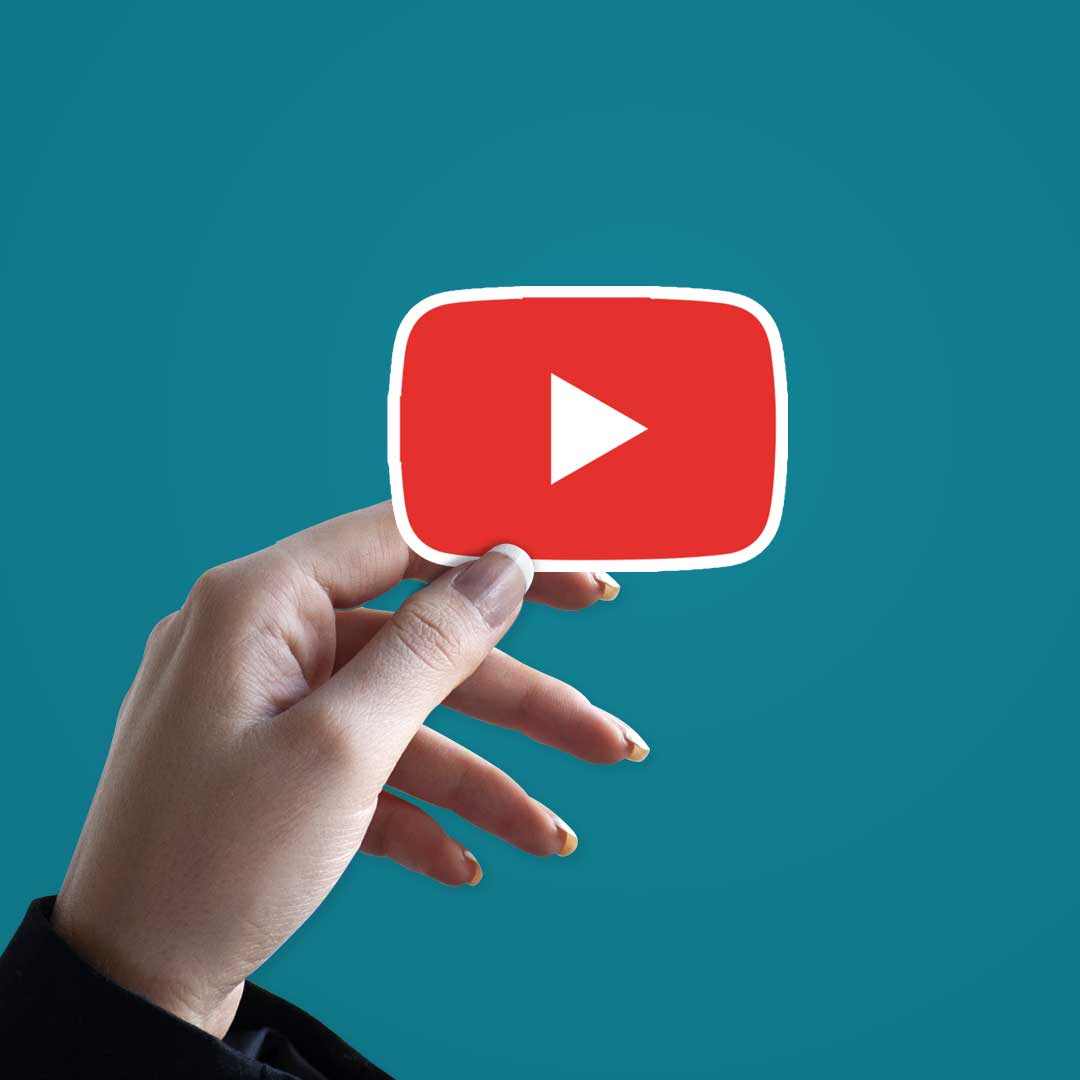 Youtube logo (White Version) - YouTube