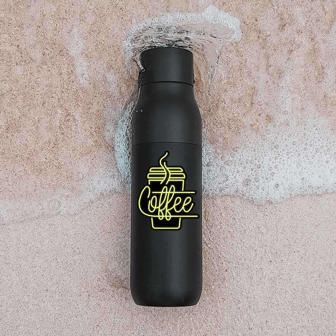 Neon Coffee Sticker | STICK IT UP